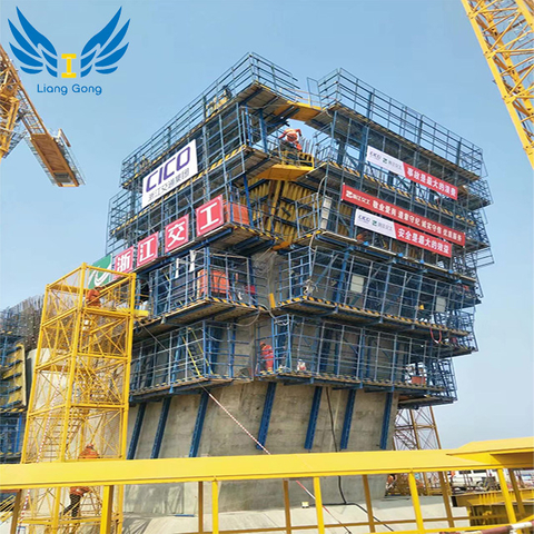 Sistem Formwork Panjat Sendiri Hidraulik Untuk Bangunan Bertingkat Tinggi