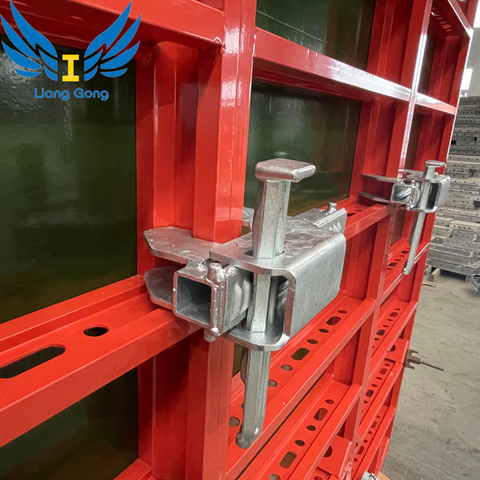 Bahan Binaan Ringan Aluminium Bingkai Formwork Dilapisi dengan Papan Lapis 15mm untuk Projek Pembinaan Menegak